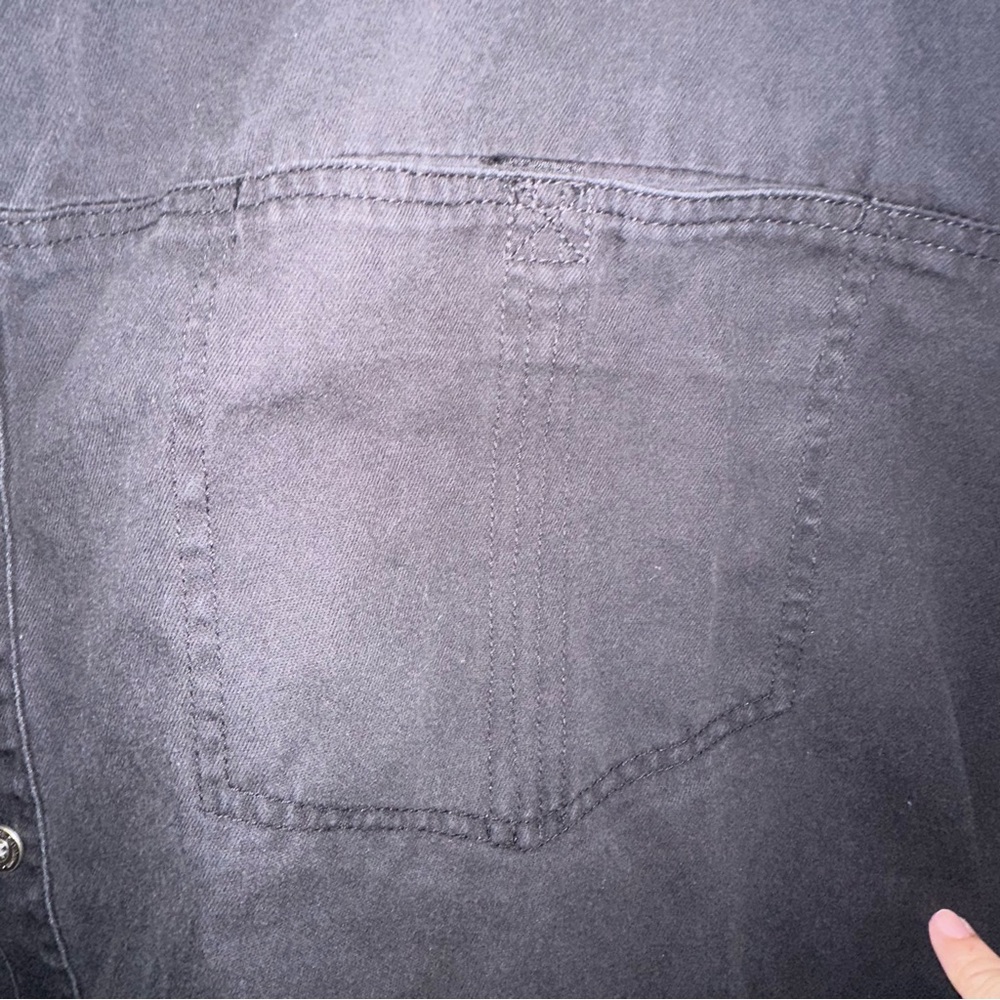Men’s black Harley Davidson heavy weight button down shirt sz 3XL - Picture 5 of 13